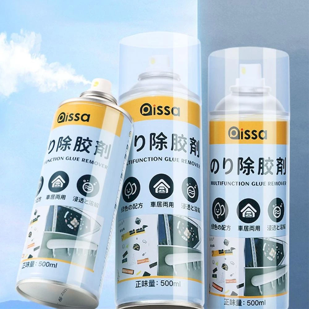 【松鼠購物】日本品牌強力除膠噴霧 汽車貼紙 除膠劑 萬用清潔劑 不傷牆壁 萬用除膠淨 廣告黏膠 標籤貼紙 雙面膠 去膠劑 玻璃 殘膠