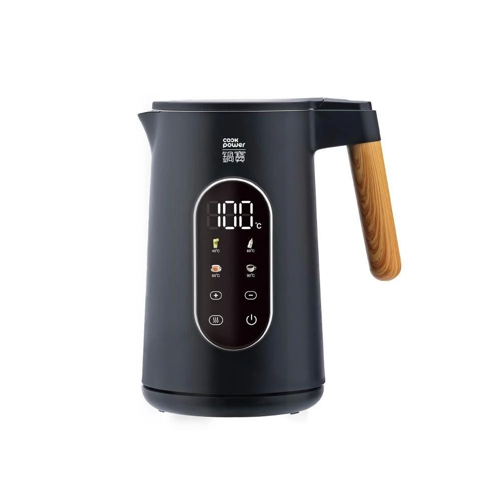【CookPower 鍋寶】溫控快煮壺1.8L KTP-8181(黑色)