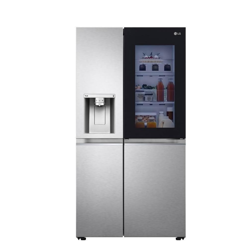 【LG 樂金】734公升敲敲看門中門對開自動製冰門外取冰取水冰箱GR-QPLC82SS