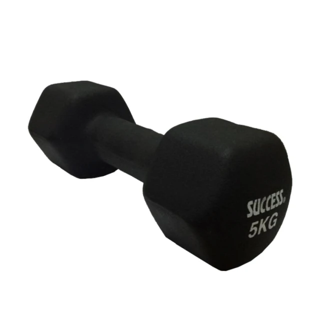 【SUCCESS 成功】防滑塑身健身啞鈴5KG/隻