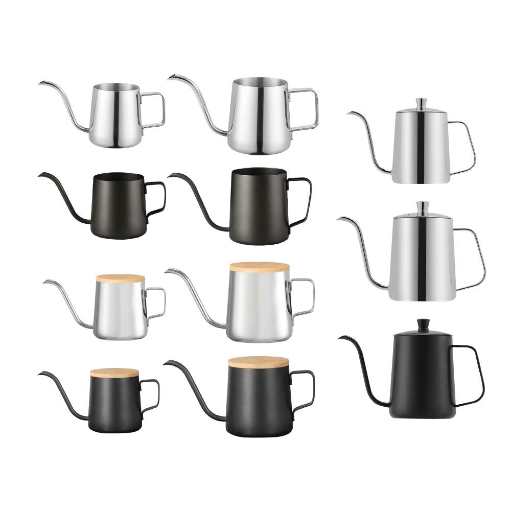 【熾咖啡】304不鏽鋼手沖咖啡壺(手沖壺/細口壺；250ml/350ml/600ml)