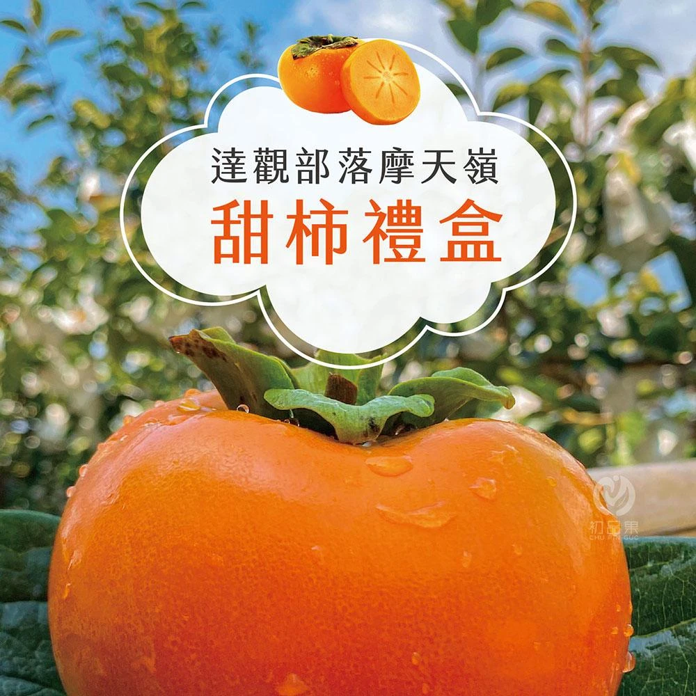 【初品果】產地直送達觀部落甜柿禮盒   5A/6A/7A/8A/9A   