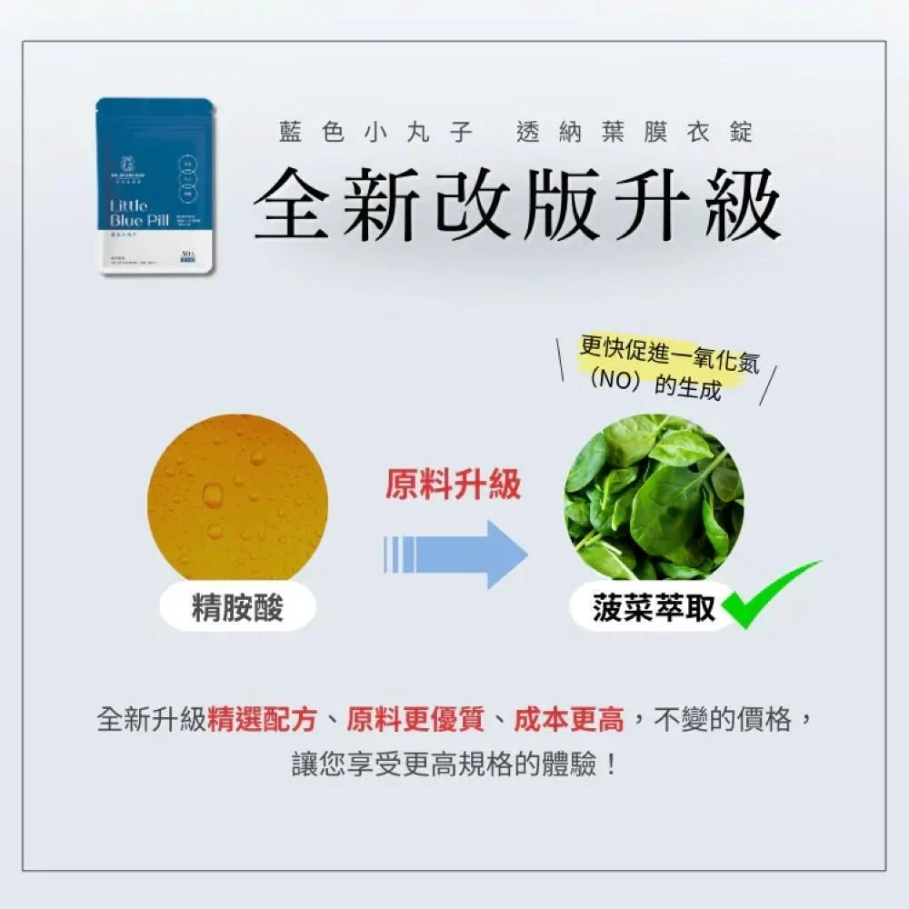【OGC】藍色小丸子 黃金配方「透納葉＋南非醉茄＋菠菜萃取」精胺酸私密保養