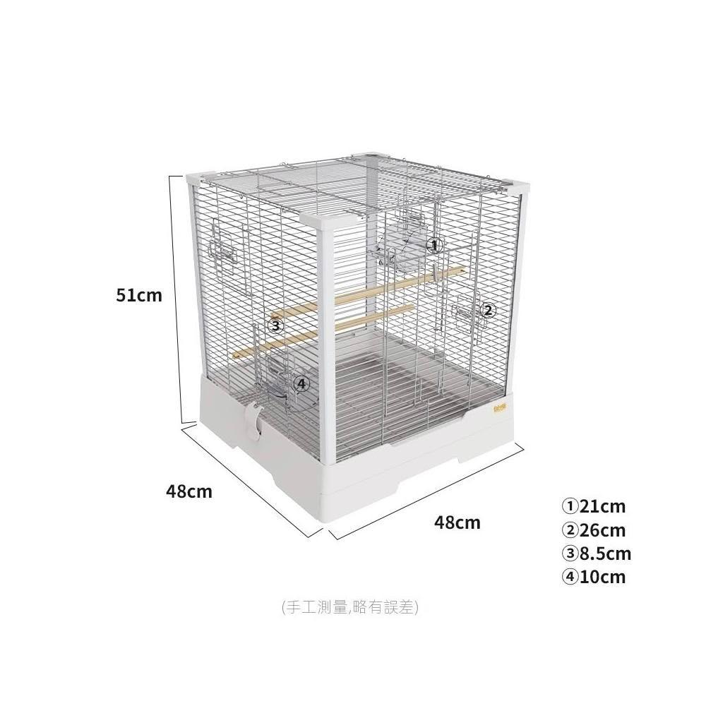 鳥籠 LIFELEX 鳥かご S ホワイト DZ12－1473(S): ペット