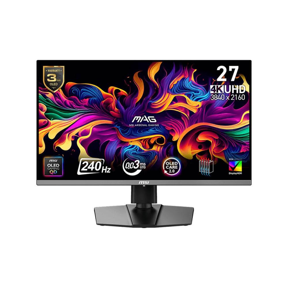 【MSI 微星】MAG 272UP QD-OLED X24 電競螢幕 27型 QD-OLED/4K/240Hz/0.03ms