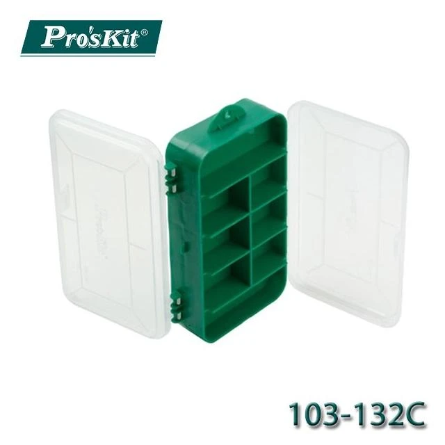 【Pro’sKit 寶工】 103-132C 13格雙開耐摔零件盒