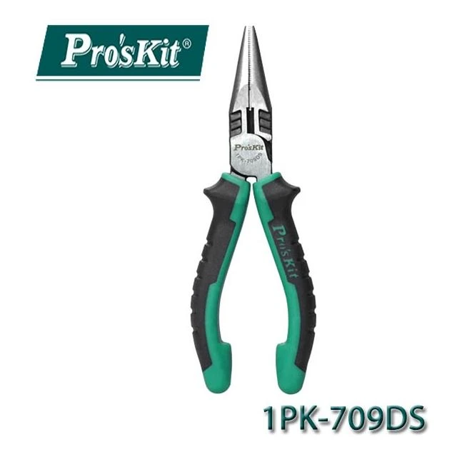 【Pro’sKit 寶工】1PK-709DS 6吋德式雙色尖嘴鉗