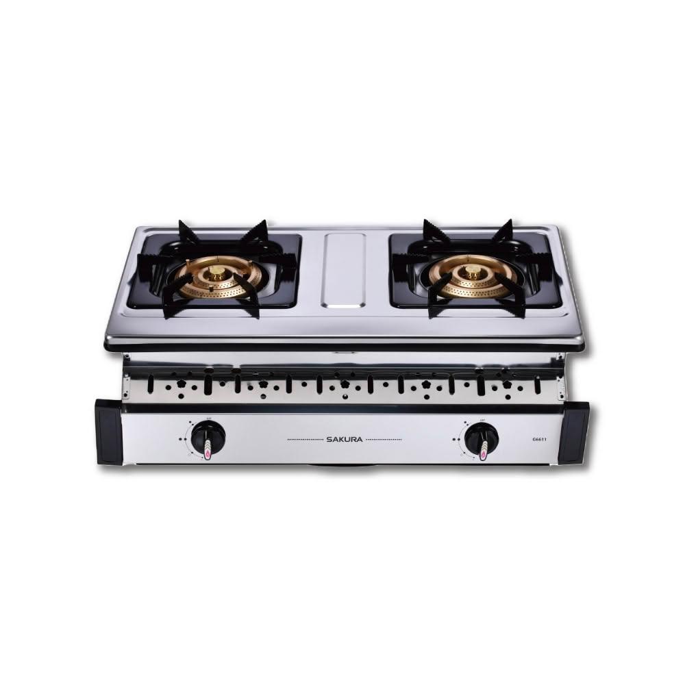【SAKURA 櫻花】G6611 三環銅爐頭安全爐 NG1/LPG (省錢王)