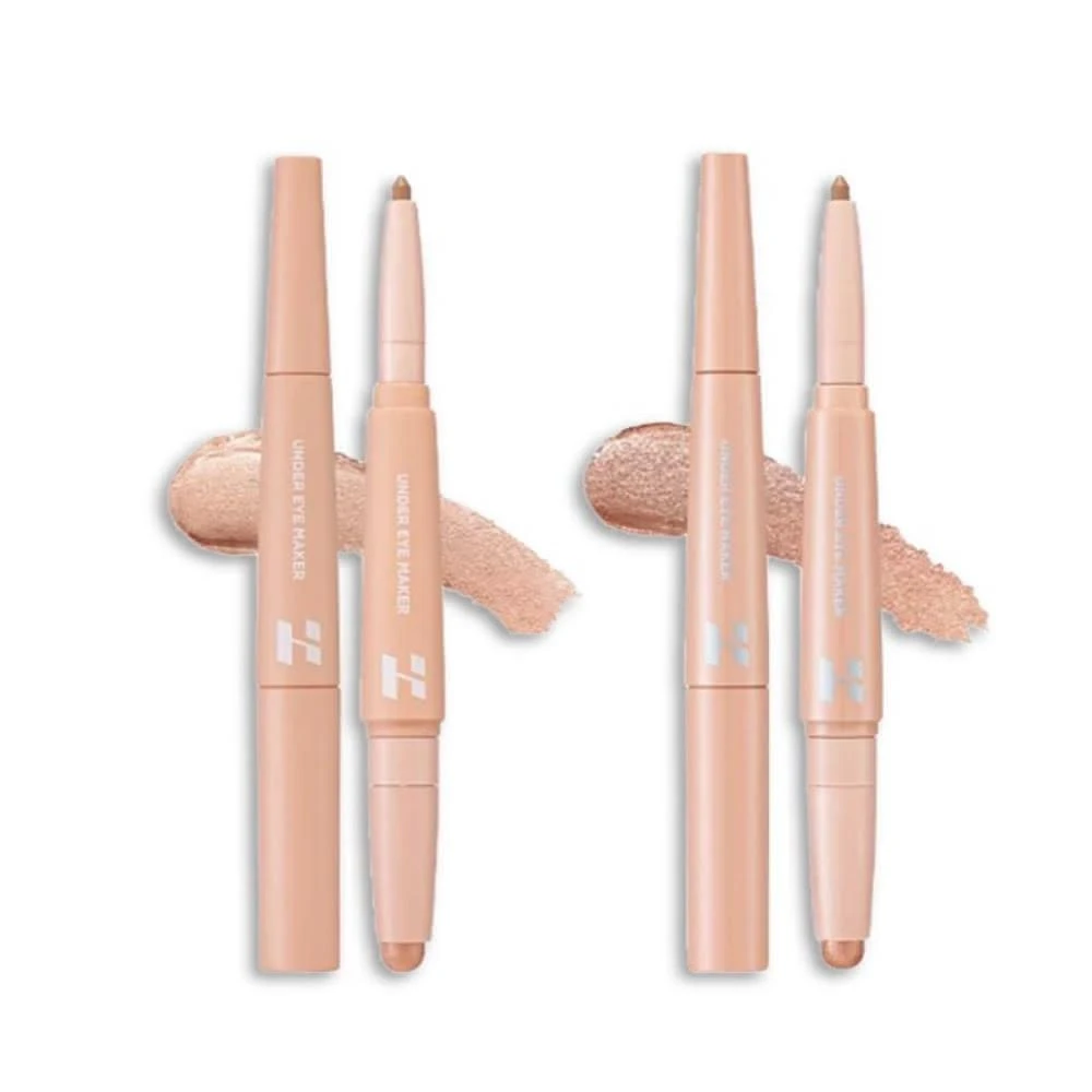 【Holika Holika】Holika Holika 雙頭臥蠶陰影打亮筆 UNDEREYEMAKER 0.2g+1.4g