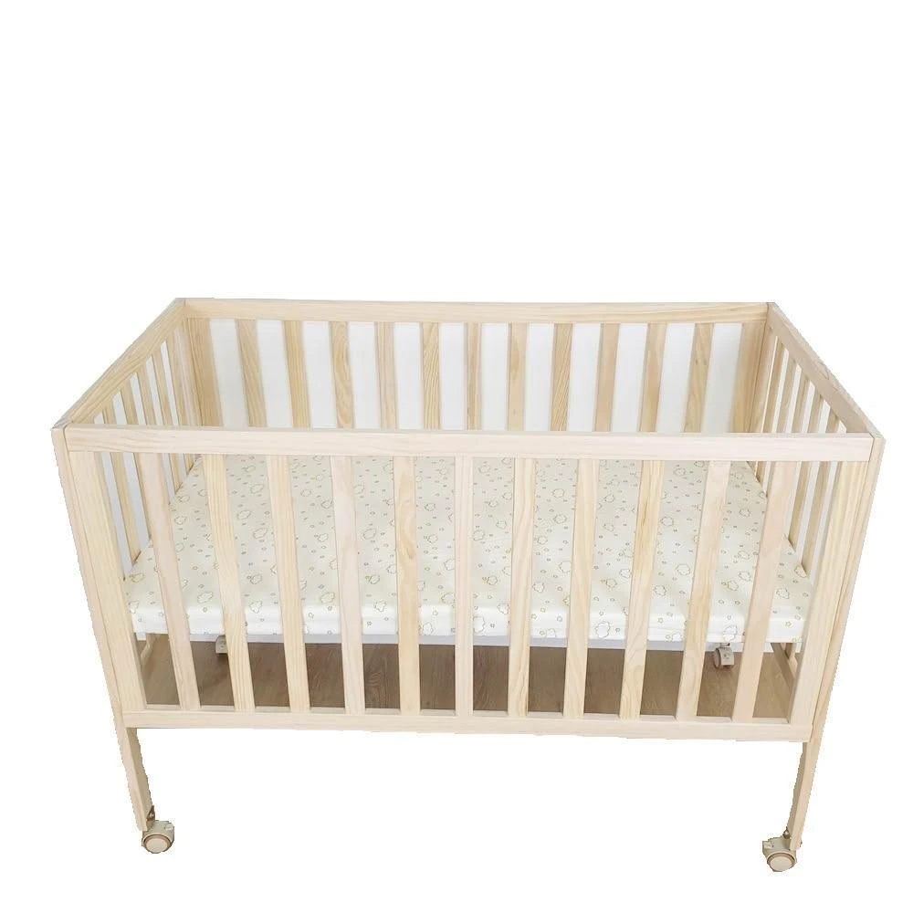 全實木嬰兒大床 現貨免等(台灣床墊/安全無漆/整床全實木/檢驗合格/附贈蚊帳)嬰兒床/兒童床/成長床/木床