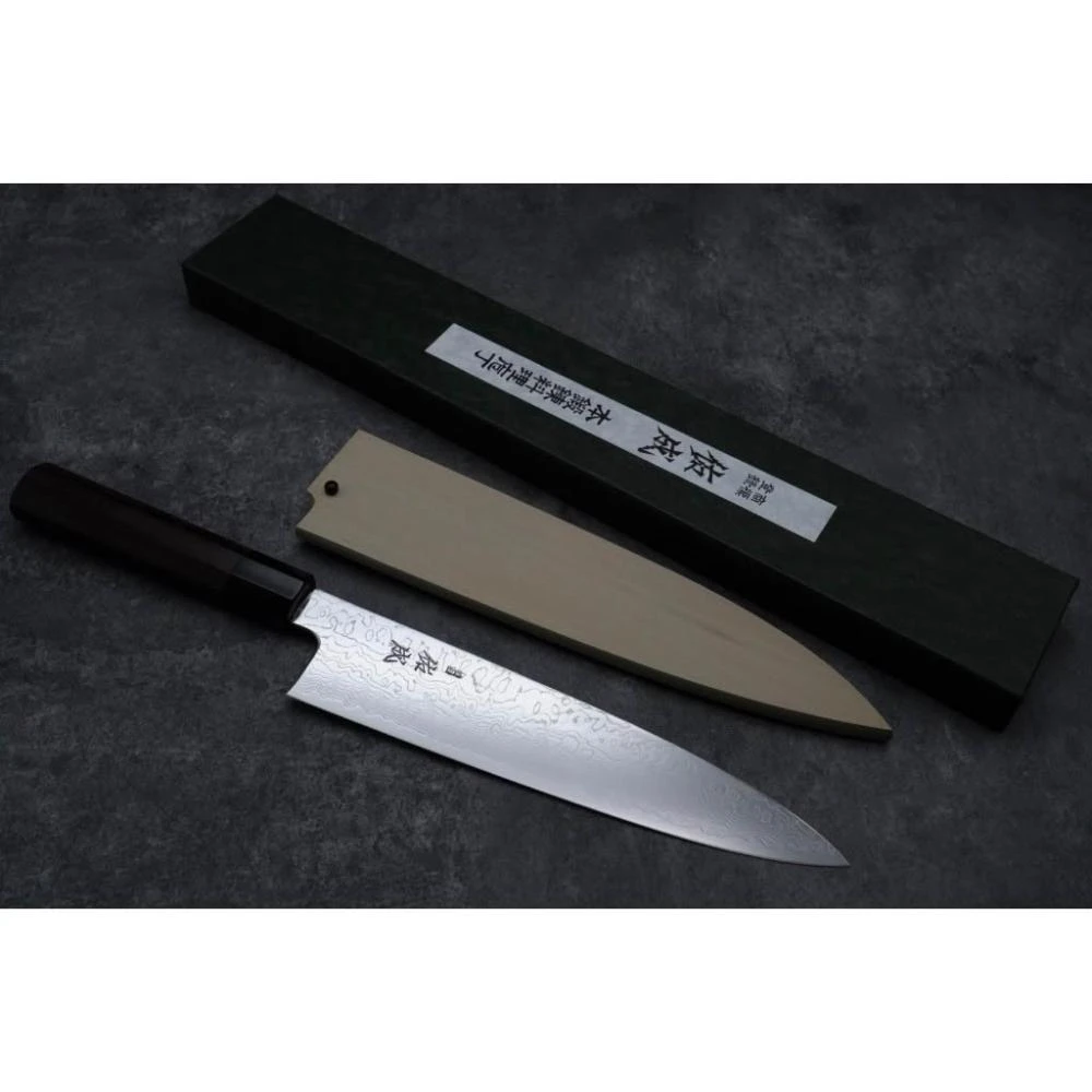 佑成🔪SG-2粉末鋼大馬士革劍形和牛刀24cm 三銀卷柄⭕️
