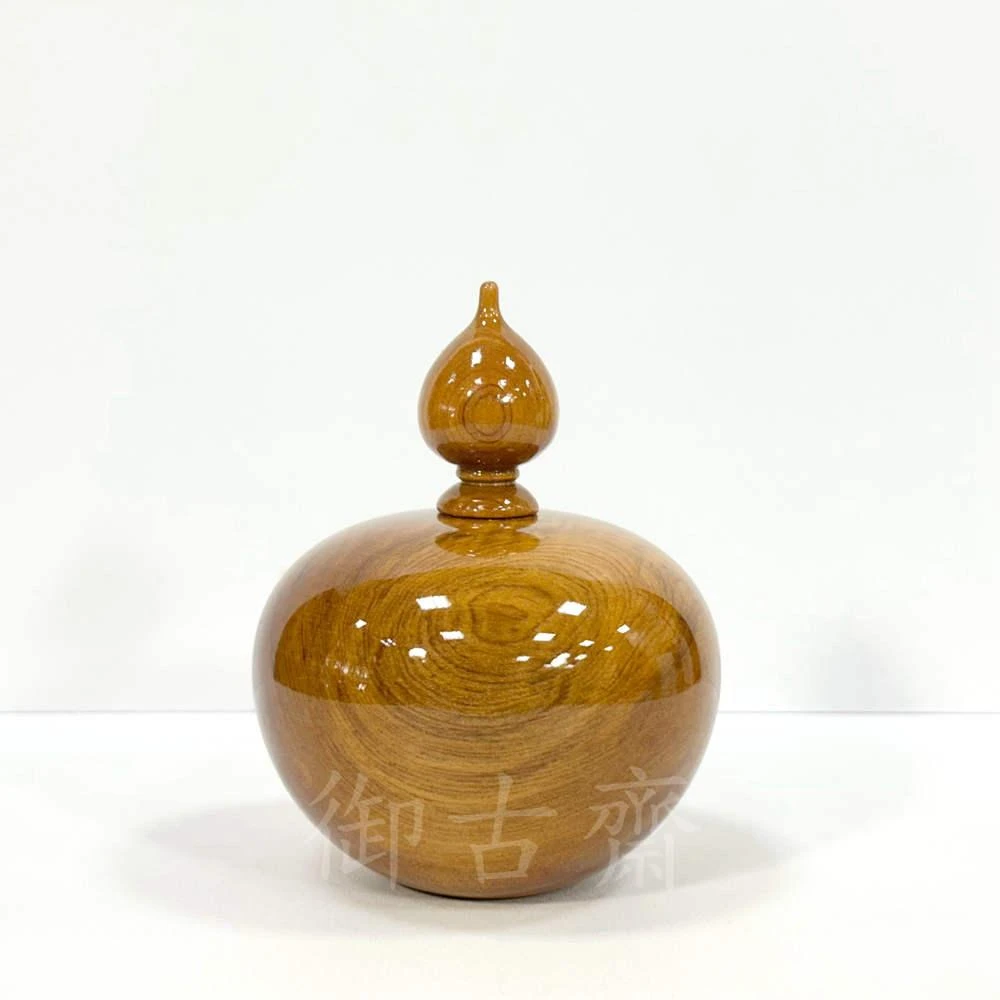 御古齋】台灣檜木聚寶盆天然紋路招財進寶財源廣進迎財納福居家辦公風水