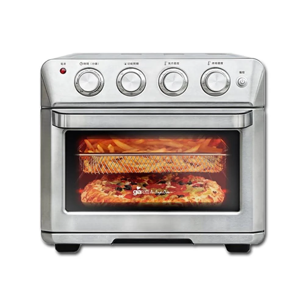 【Giaretti】義大利Giaretti-24L多功能不鏽鋼氣炸烤箱GL-9823