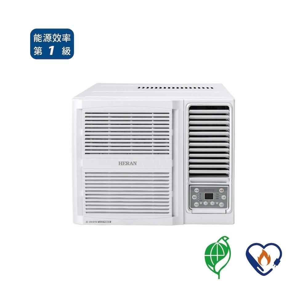 【HERAN 禾聯】5坪 R32變頻一級冷暖窗型冷氣 藍波防鏽(HW-GT36H)