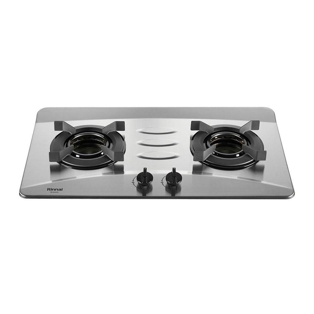 Rinnai 林內 檯面式內焰不銹鋼雙口爐 RB-N2601S 含運不安裝