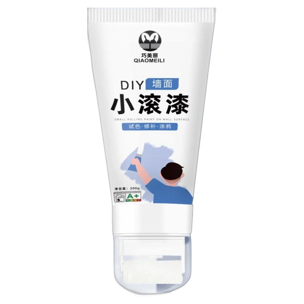 白牆小滾刷 簡易油漆刷 牆壁遮瑕膏 白漆 白色油漆刷