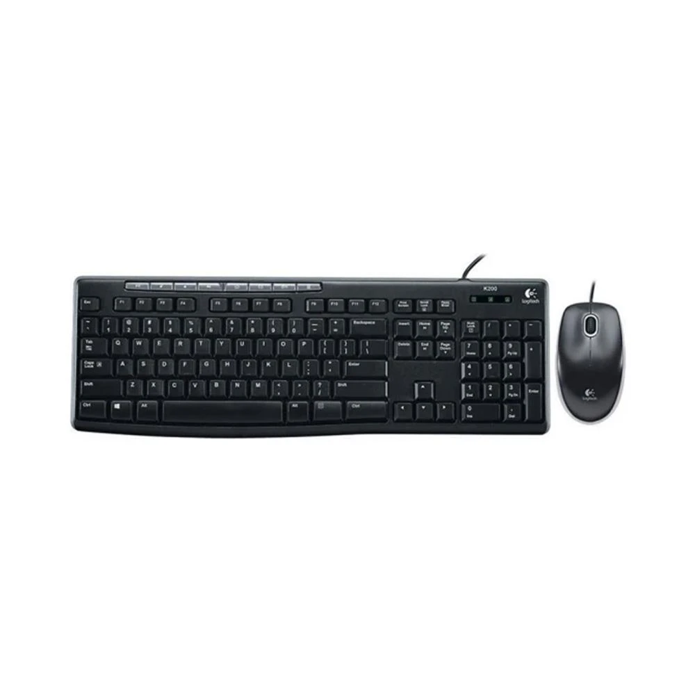 【Logitech 羅技】Logitech 羅技 MK200 USB有線鍵盤滑鼠組 中文