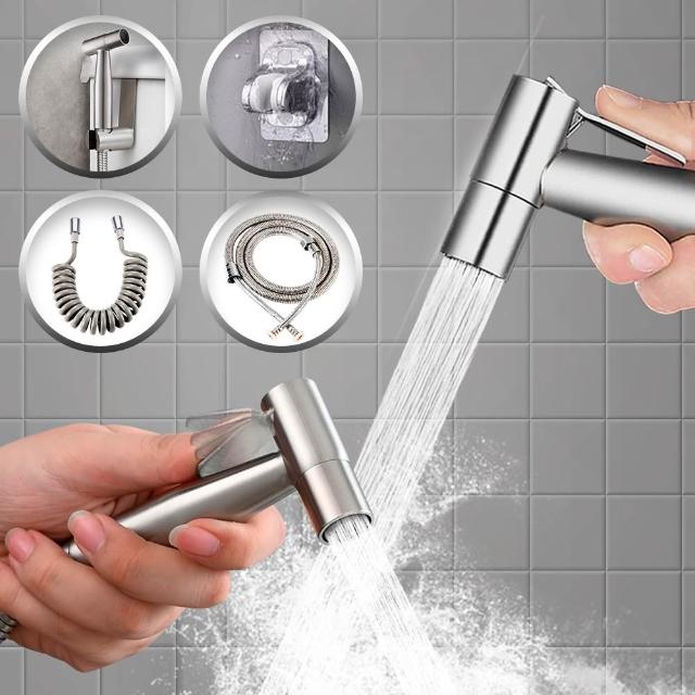 不鏽鋼增壓馬桶噴槍沖洗器/馬桶沖洗器/免治沖洗器/增壓沖洗器/不銹鋼衛浴噴槍/衛浴清潔/衛浴噴槍/噴槍(清SALE)