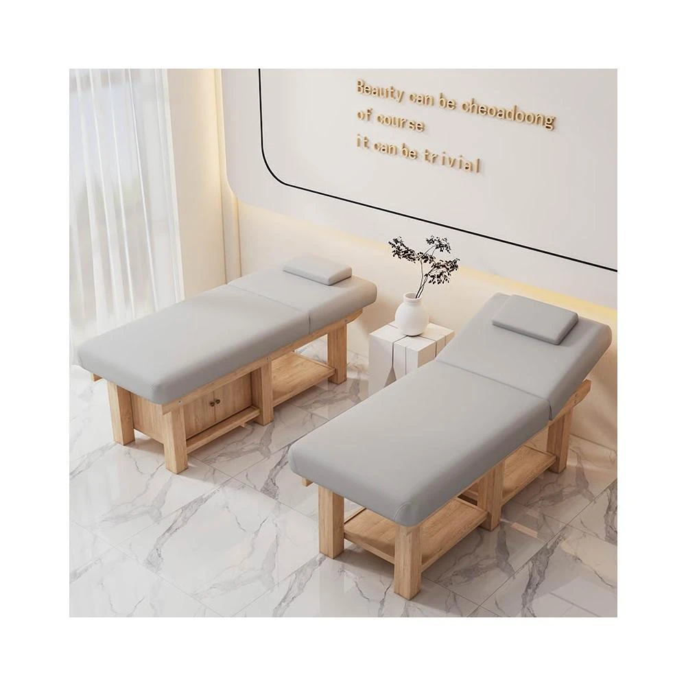 實木美容床美容院專用減肥推拿按摩理療踩背床美睫紋繡帶洞艾灸床