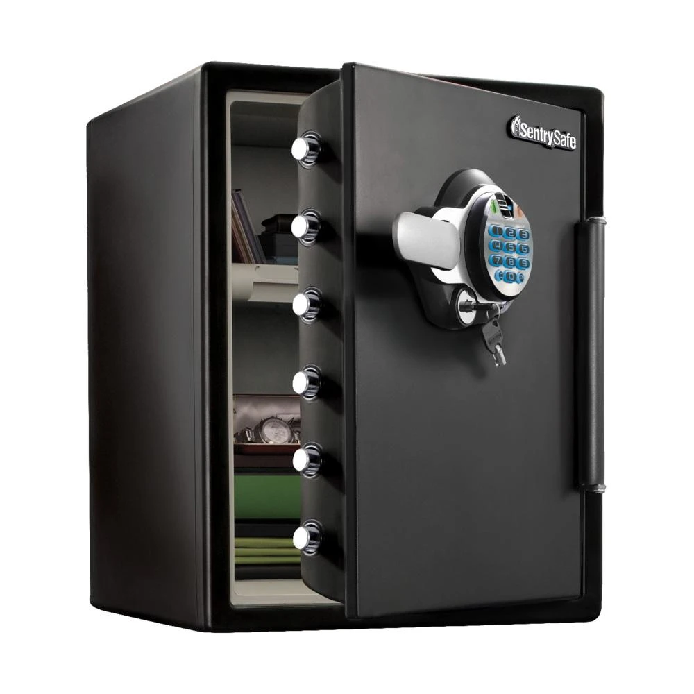 SentrySafe 防火・防水電子金庫 Sentrysafe】機械式防火防水金庫(小) 34.8x41.5x49.1 cm /台