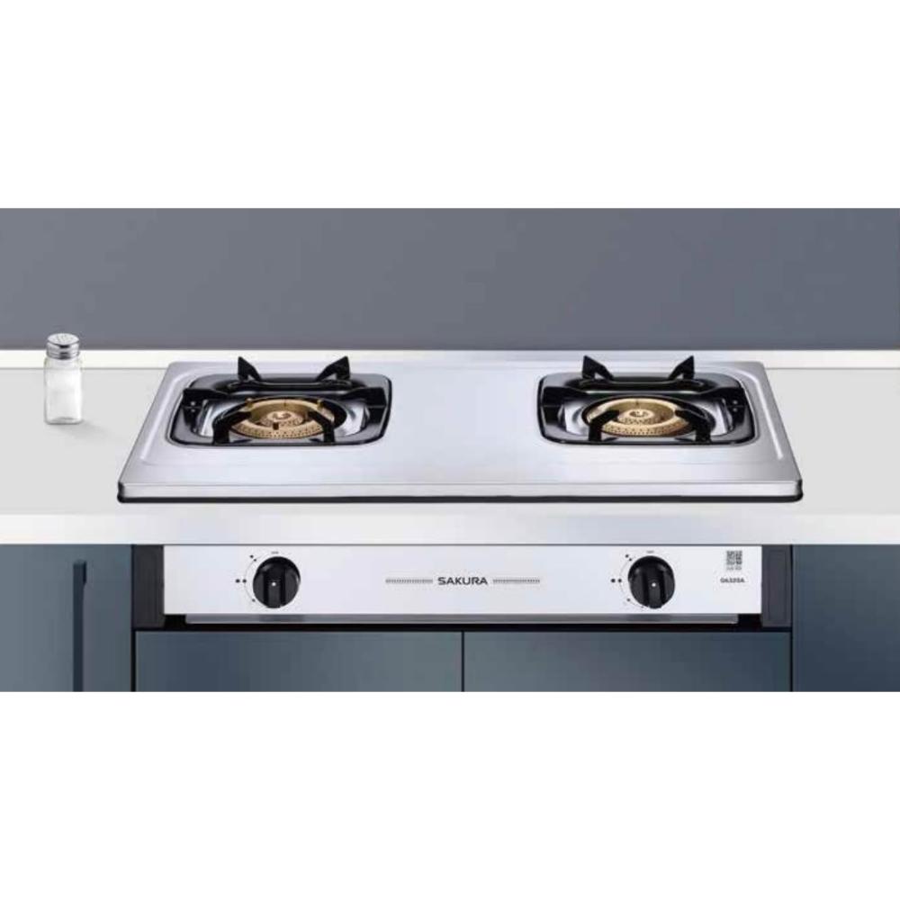 【SAKURA 櫻花】G6320AS 銅爐頭嵌入爐 (含標準安裝) G-6320AS｜嵌入爐｜銅爐頭｜崁入爐｜