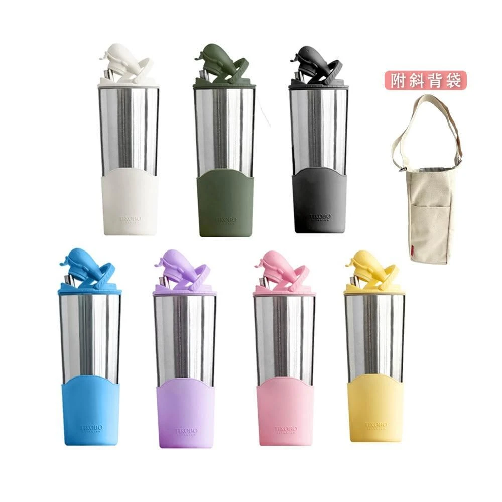 TiKOBO 鈦工坊】800ml 純鈦鯨魚杯二代純鈦保溫杯鈦杯附細吸管多