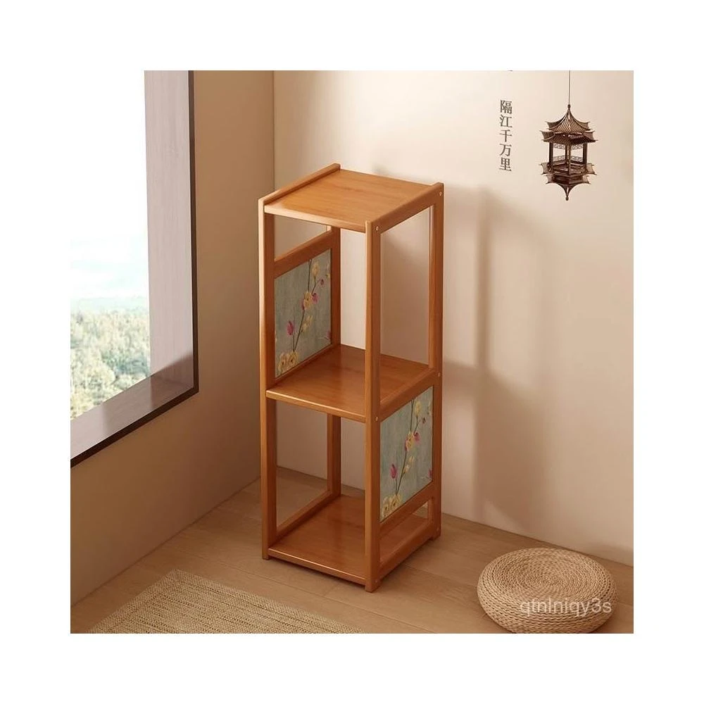 陽臺花架子 客廳落地式沙髮邊幾角幾 花盆置物架 茶幾花架 輕奢高級感 GACO