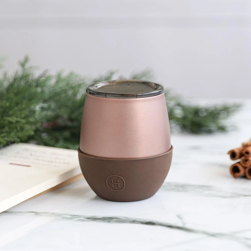 【HYDY】雙層隨行保溫杯240ml (雪松杯-摩卡;蛋型杯/咖啡杯/交換禮物/聖誕禮物/送禮)生日禮物 禮品