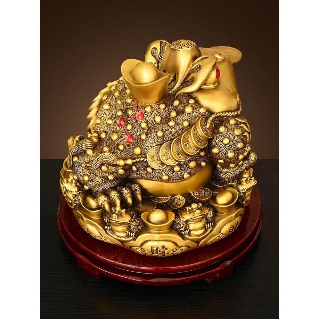 純銅金蟾蜍金蟾蜍三足金蟾蜍金蟾三腳金蟾蜍咬錢金蟾蜍風水擺件