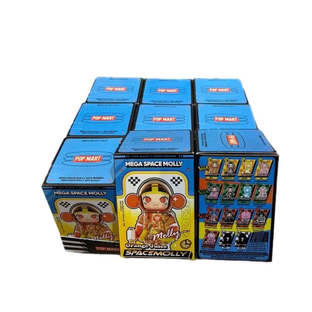 POPMART 泡泡瑪特】MEGA SPACE MOLLY 100% 週年4 第四代系列盲盒