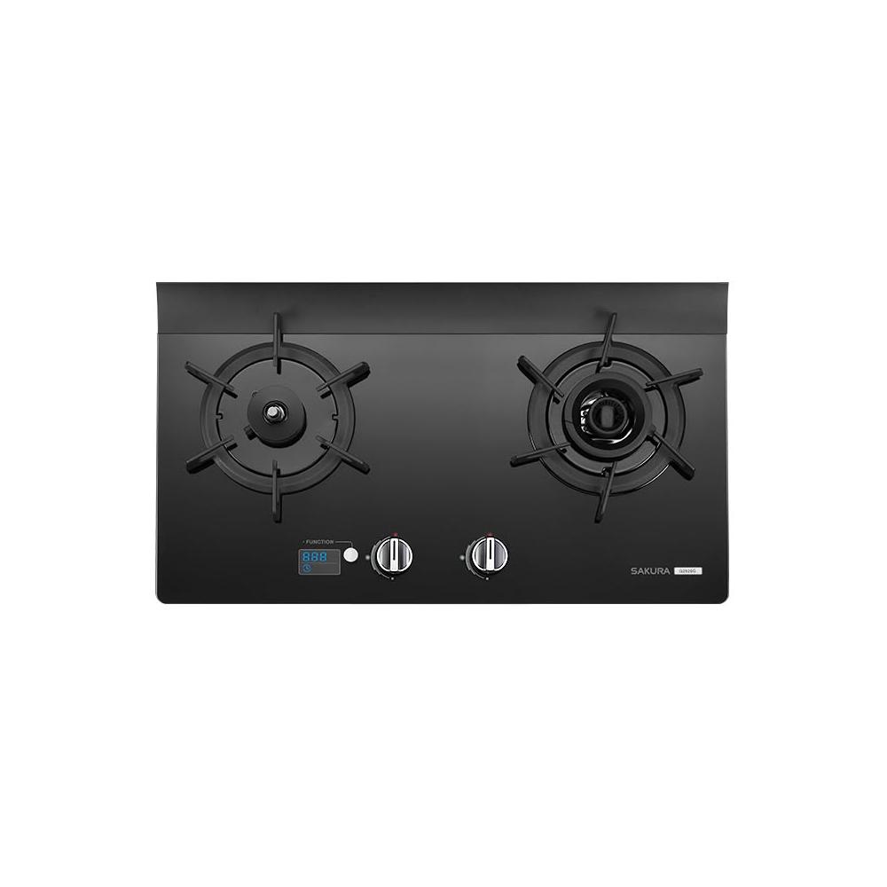 【SAKURA 櫻花】G2926G 智能雙炫火二口玻璃檯面爐 創新專利雙炫火  智能乾燒檢知與過溫保護裝置