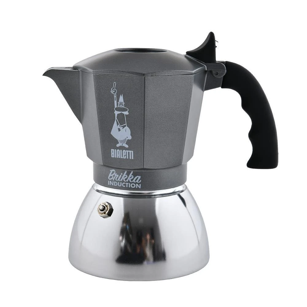 【Bialetti 比亞樂堤】Brikka 加壓摩卡壺 4人份 升級款 咖啡壺 電磁爐 IH爐可用咖啡壺