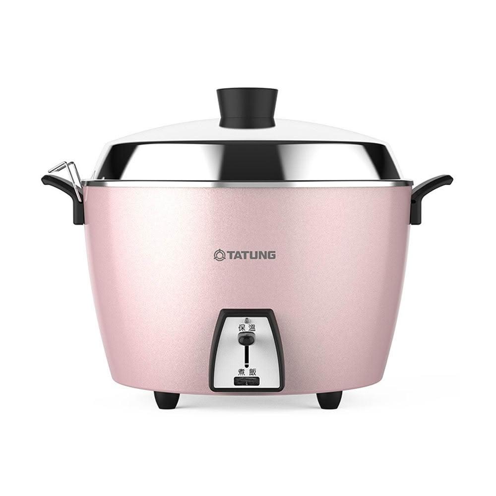 TATUNG 大同】TATUNG 大同10人份不鏽鋼電鍋-櫻花粉(簡配) TAC