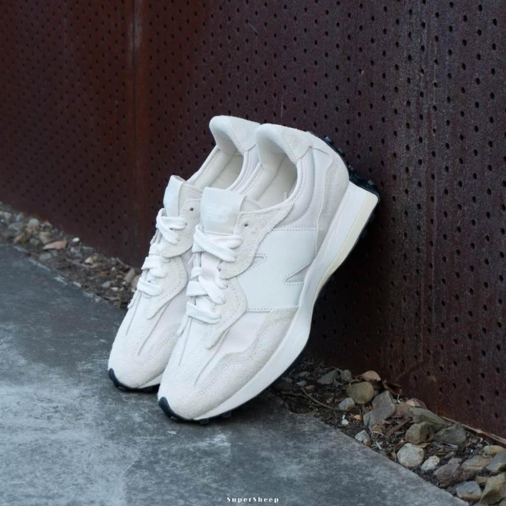 NEW BALANCE】New Balance 327 復古休閒鞋麂皮男鞋D楦頭奶杏色