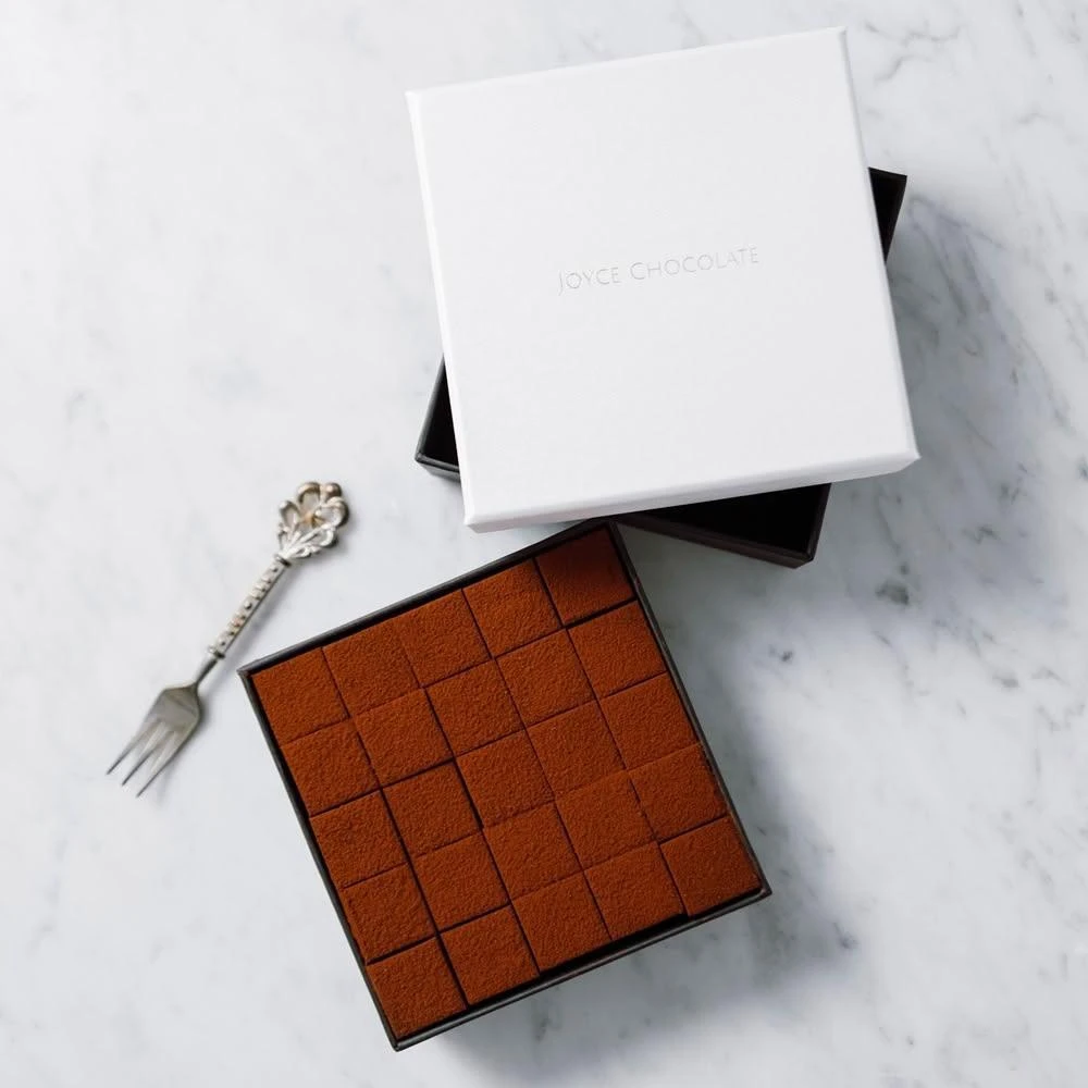 【Joyce Chocolate】醇苦95%生巧克力禮盒(25顆/盒)