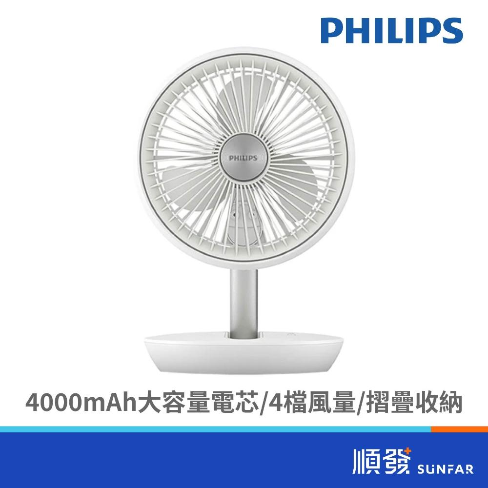 【Philips 飛利浦】ACR2124DX 涼風扇 DC折疊迷你風扇 USB風扇