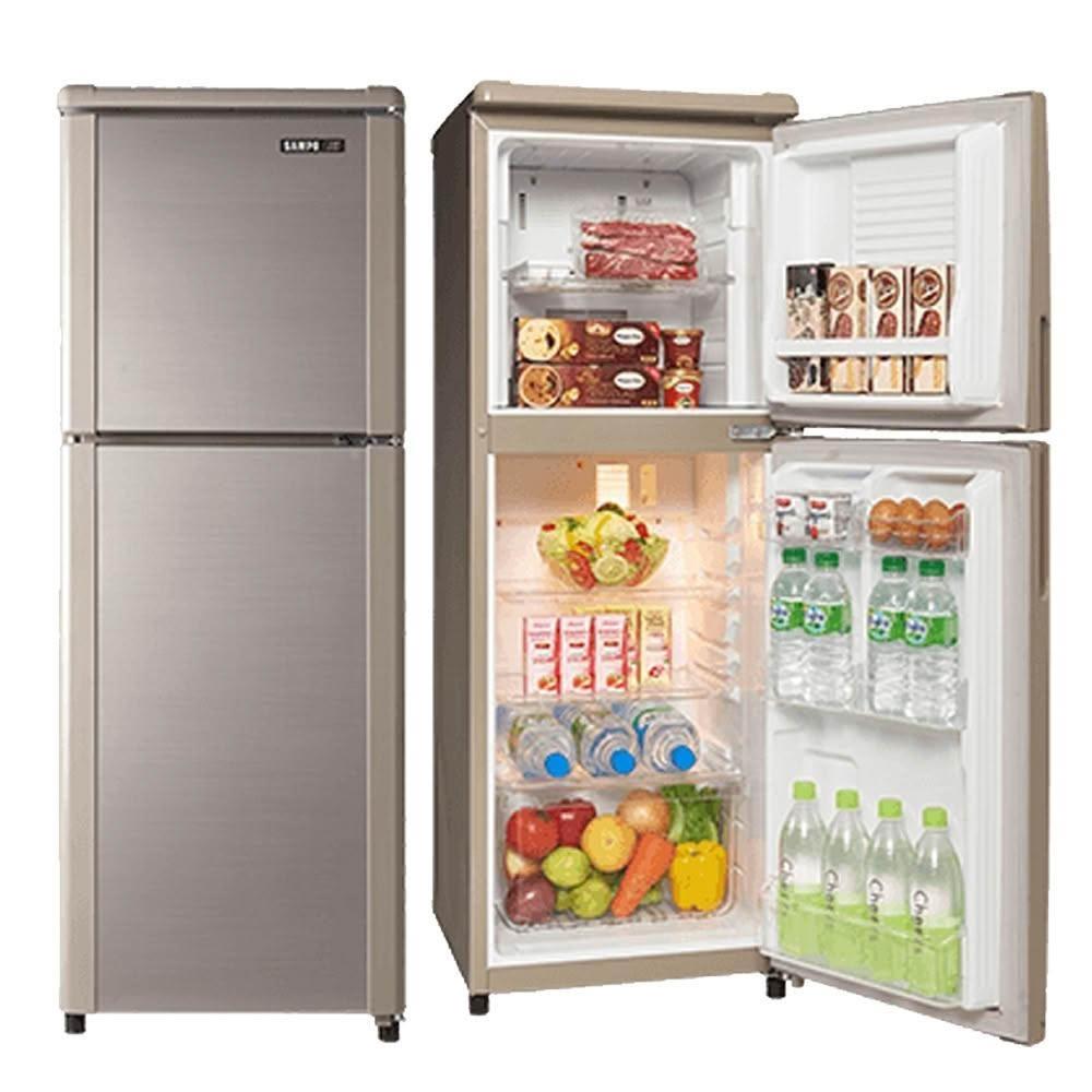 【SAMPO 聲寶】140公升一級能效定頻雙門冰箱SR-C14Q(Y9)~含拆箱定位+舊機回收