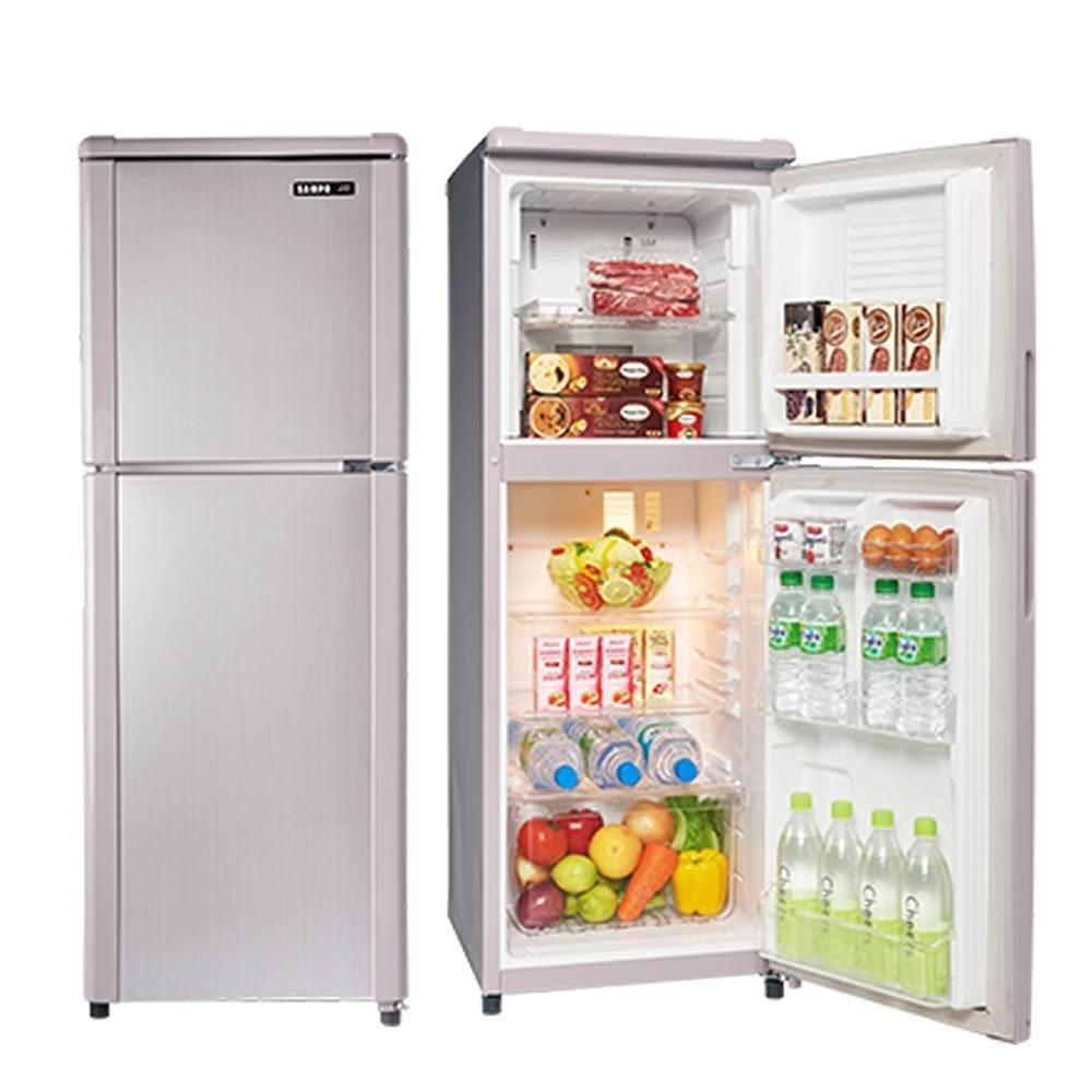 【SAMPO 聲寶】140公升一級能效定頻雙門冰箱SR-C14Q(R6)~含拆箱定位+舊機回收