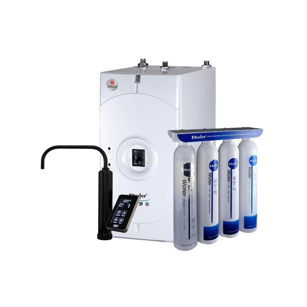 Buder普德 BD-3004NI5B 廚下式淨飲加熱機,結合高效淨水與即時加熱功能,提供純淨熱飲水,適閤家庭或辦公室使用。採用先進過濾技術,確保飲水安全衛生,加熱快速即享熱水。保固2年,安裝後不可退換貨,品質保證讓您安心選擇。 Buder普德 BD-3004NI5B