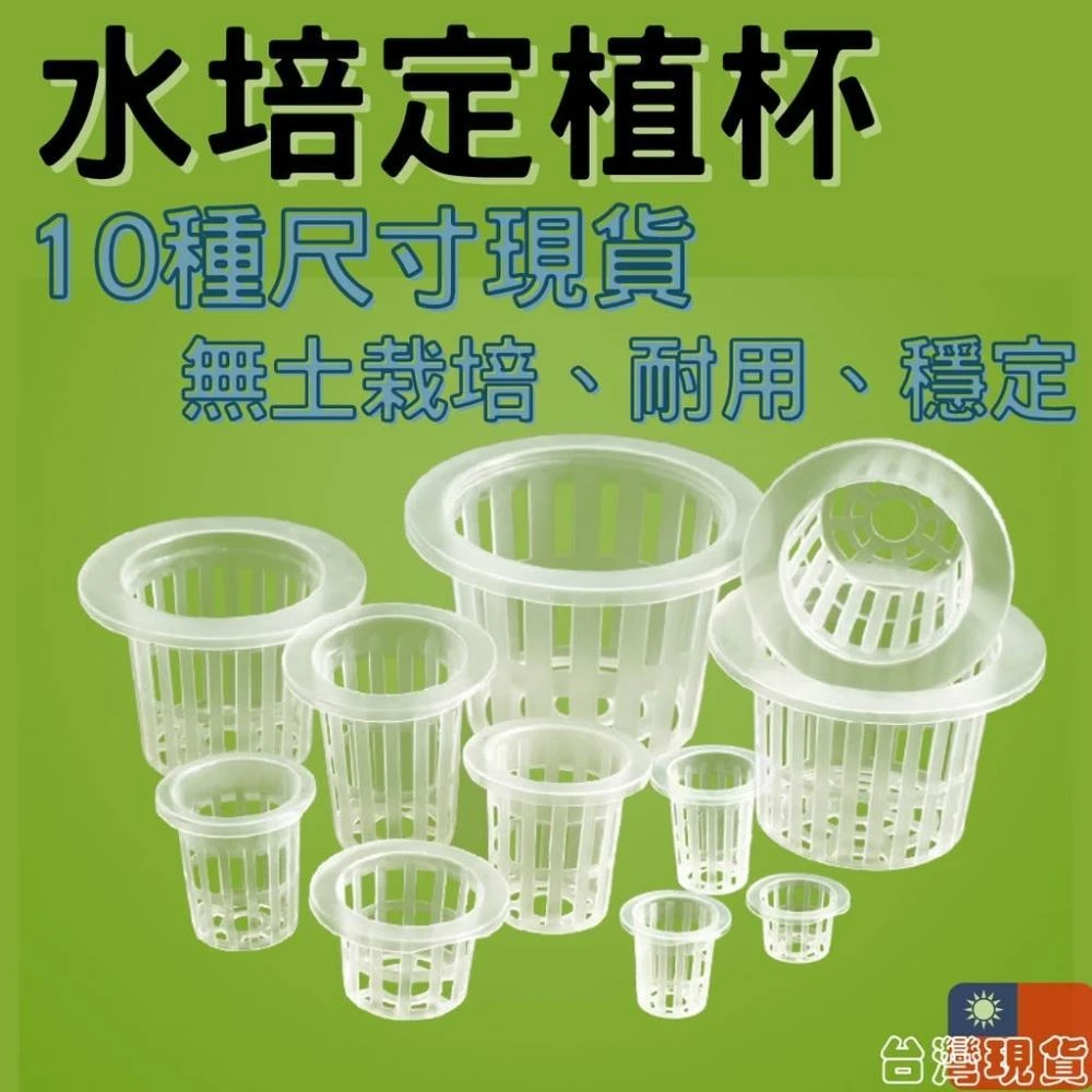 沐晨植物園｜定植杯 定植藍 定植籃 水培藍 水耕 水培 魚菜共生 無土栽培 園藝 植物固根器 水耕植物 水培固定器