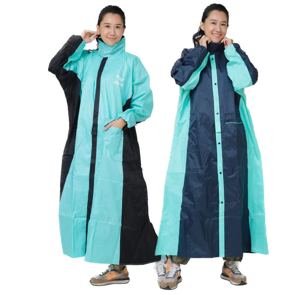 【JUMP】貳伍柒捌 貝克 背包款高反光專利金三角防水風雨衣(背包款 機車雨衣)