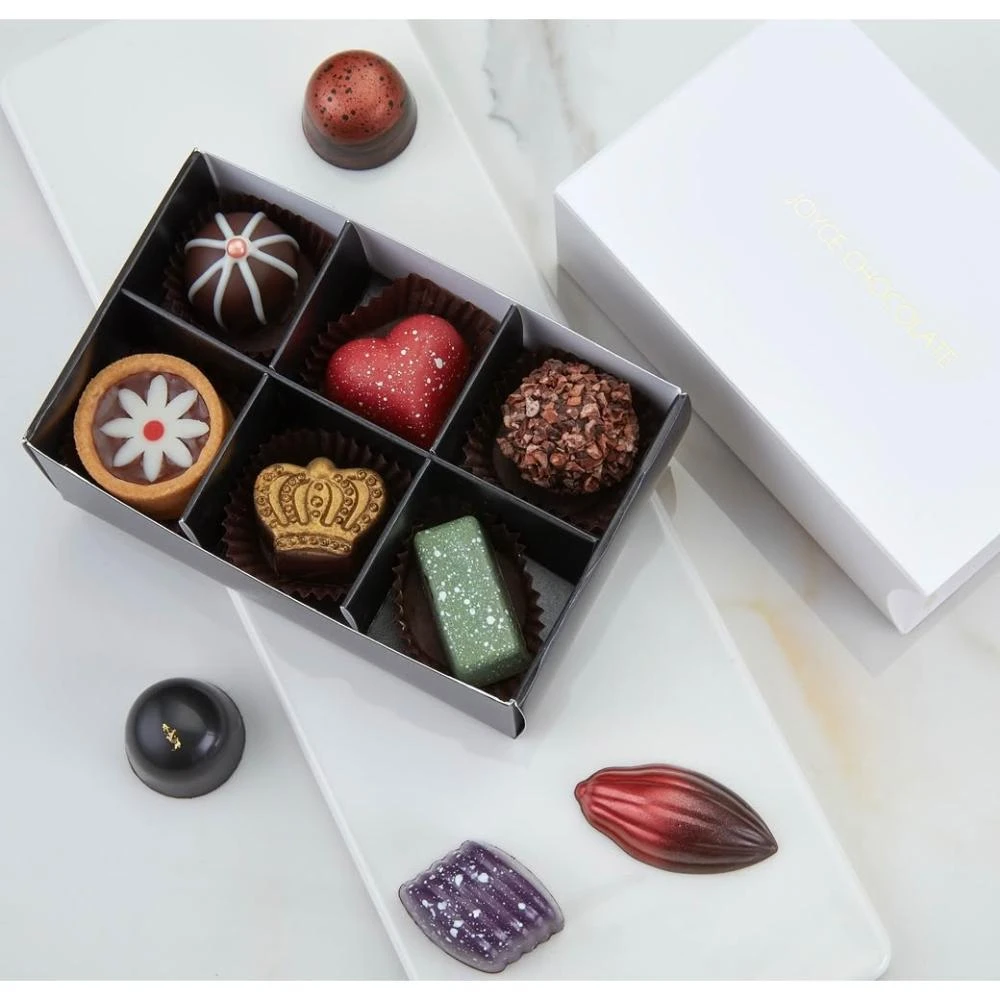 【Joyce Chocolate】綜合手製巧克力禮盒(6顆/盒)