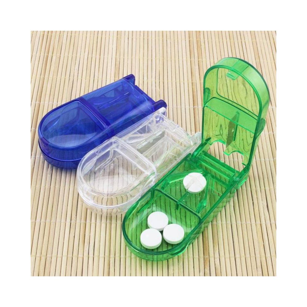 切藥盒 藥片切藥器 多功能分割器 老人攜帶藥盒 便攜分藥收納盒 藥盒分裝 台灣出貨