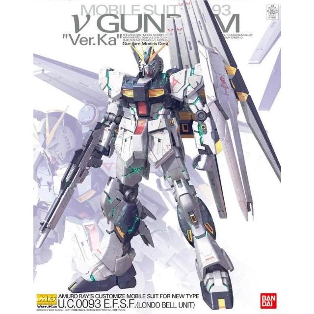 【BANDAI 萬代】鋼普拉 BANDAI 鋼彈UC MG 1/100 RX-93 Nu GUNDAM Ver. Ka 牛鋼 v鋼