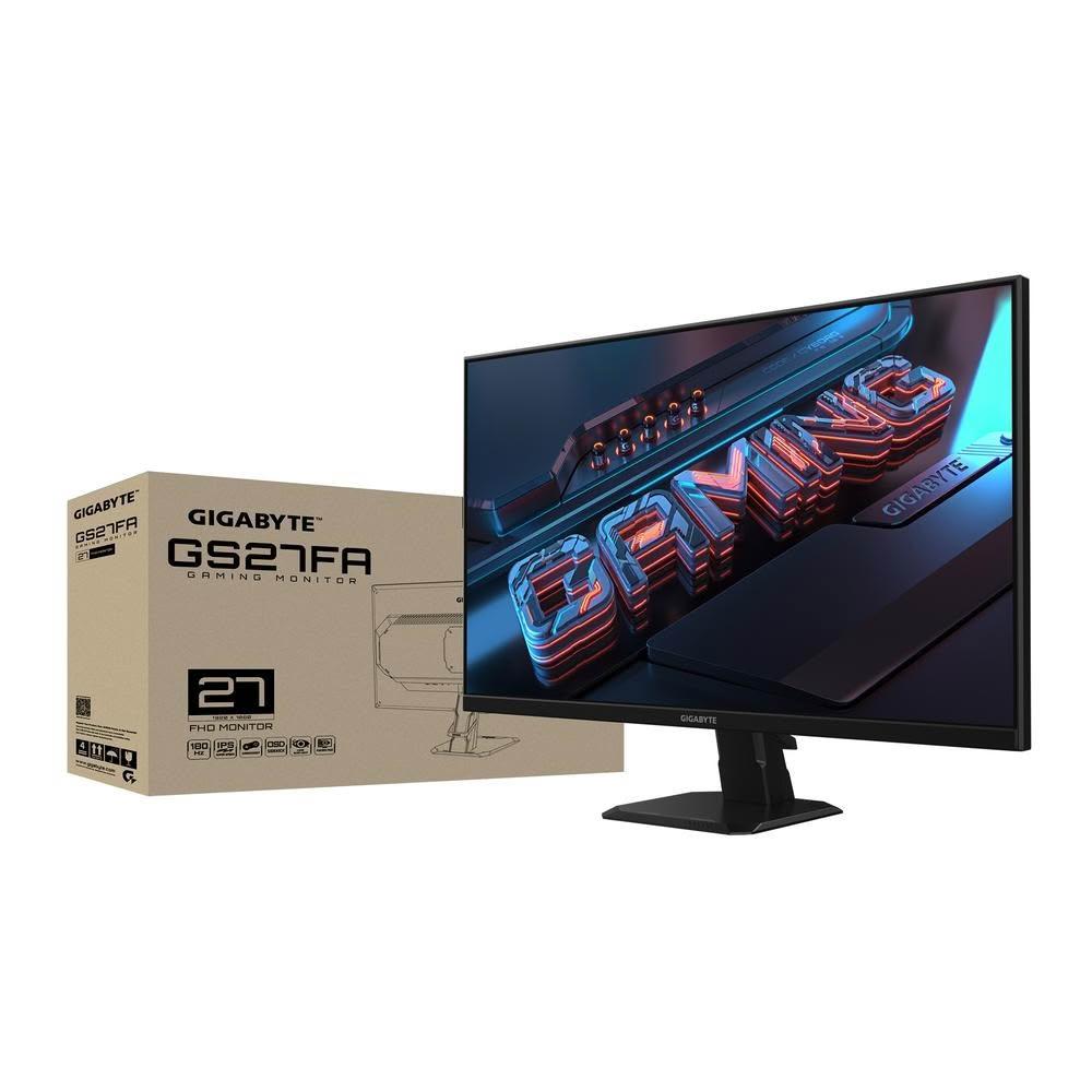 【GIGABYTE 技嘉】GS27FA 27型 電競螢幕 FHD/180Hz/1ms/HDMI/DP/IPS