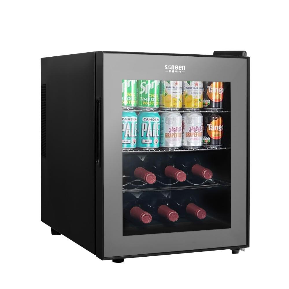 【SONGEN 松井】日系變頻式紅酒櫃冰箱/冷藏冰箱/酒櫃/客房冰箱(ZW-32STF)