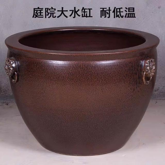 陶瓷錦鯉金魚缸特大號庭院門海大型睡蓮缸荷花缸老式大水缸