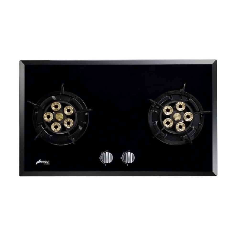 【豪山】SB-2207 雙口歐化玻璃檯面爐 (含基本安裝)｜檯面爐｜雙口爐｜專利噴射爐頭｜鑄鐵爐架｜零秒點火｜瓦斯爐｜