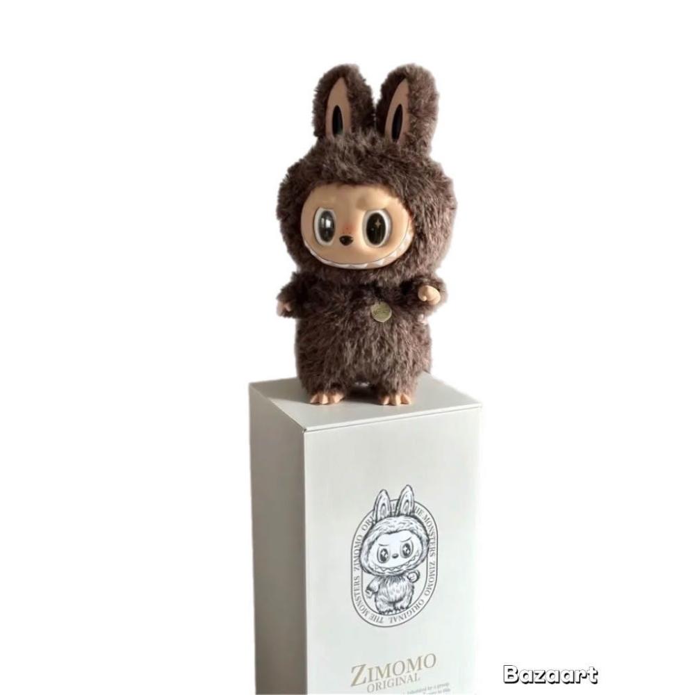 Zimomo 小首領 LABUBU　ふわふわ　海外限定POPMART Zimomo 小首領 LABUBU 海外限定POPMART - メルカリ