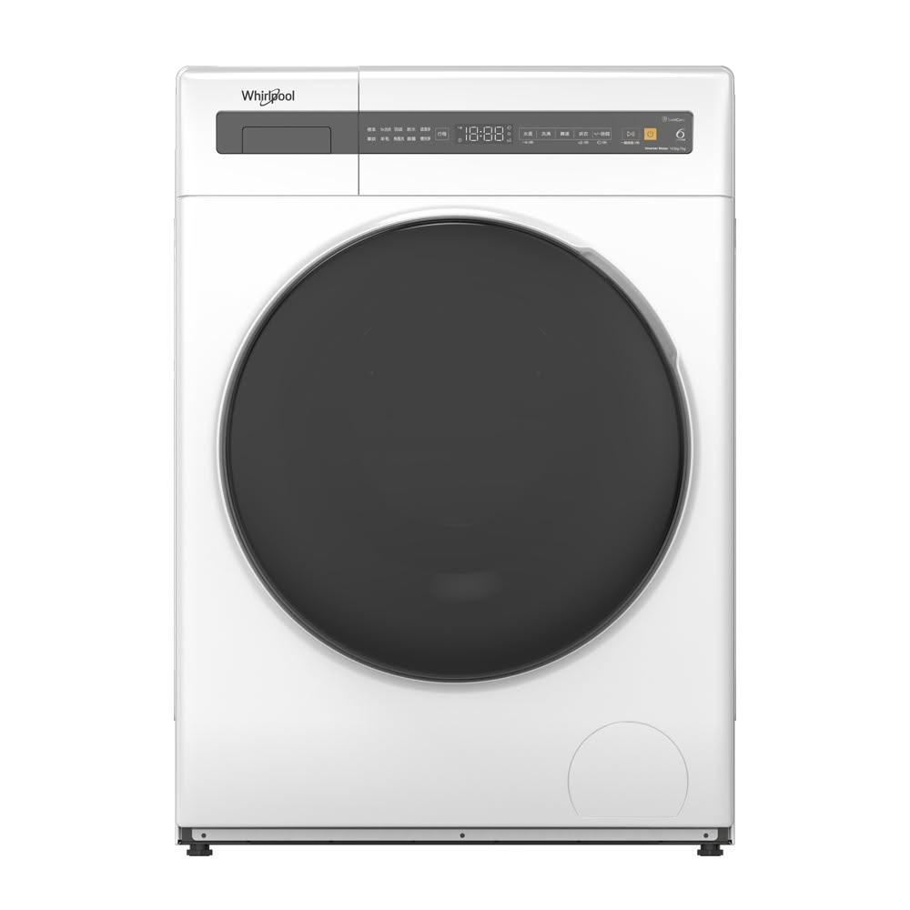 【Whirlpool 惠而浦】 ( WWEB10701BW ) 10.5KG 變頻洗脫烘滾筒洗衣機